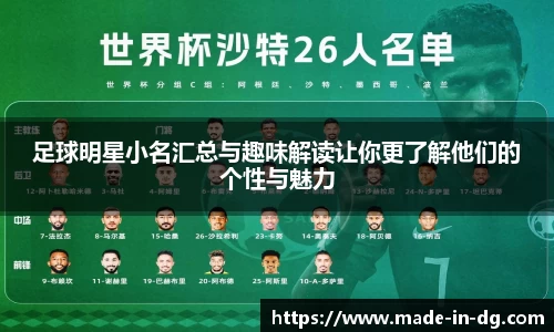 足球明星小名汇总与趣味解读让你更了解他们的个性与魅力